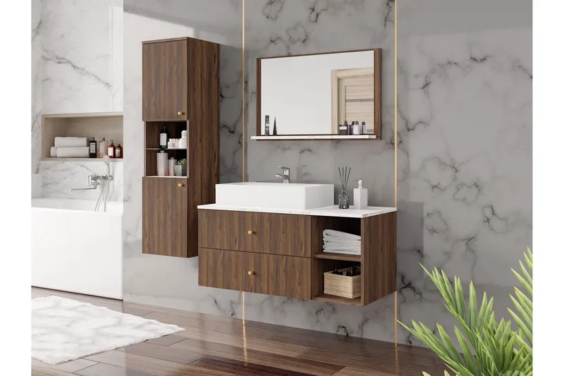 Askersund Møbelsett til Bad - Oppbevaring - Oppbevaring til baderom - Komplette møbelpakker