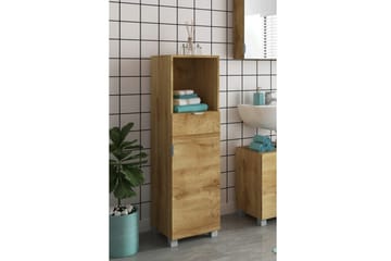 Atlas Høyskap til Bad 129x38x36 cm - Natur - Oppbevaring - Oppbevaring til baderom - Veggskap & høyskap