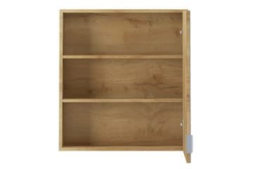 Atlas Veggskap med Speil 60x65 cm - Natur - Oppbevaring - Oppbevaring til baderom - Speilskap