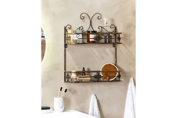 Baderomshylle Marayes Svart - Svart - Oppbevaring - Oppbevaring til baderom - Baderomshyller