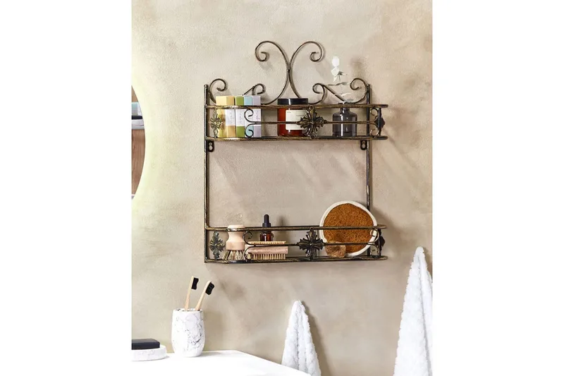 Baderomshylle Marayes Svart - Svart - Oppbevaring - Oppbevaring til baderom - Baderomshyller