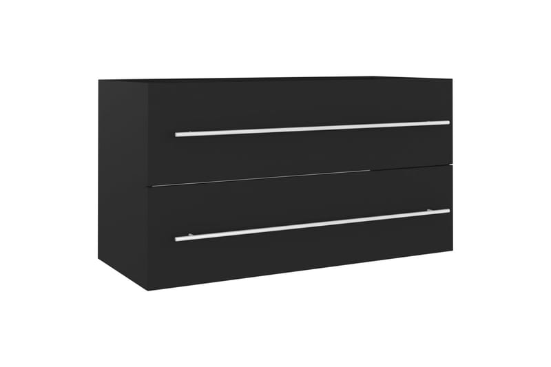 Baderomsmøbler 2 stk grå sponplate - Grå - Komplette møbelpakker
