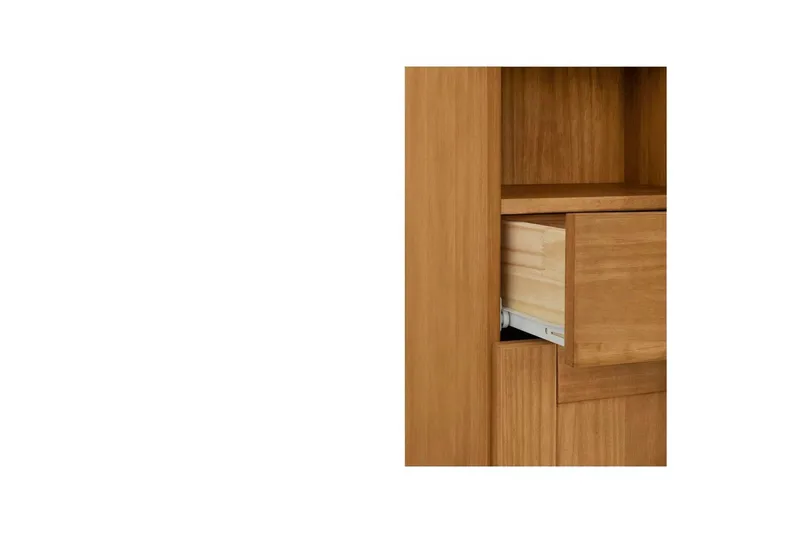 Baderomsskap Alby 33x30x180 cm, Beiset/funksjonsbeskrivelse - 33x30x180 cm, Beiset/funksjonsbeskrivelse - Oppbevaring - Oppbevaring til baderom - Veggskap & høyskap