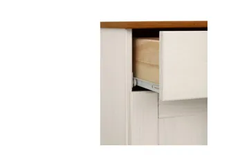 Baderomsskap Alby 60x30x80 cm, Hvit/Honning - 60x30x80 cm, Hvit/Honning - Oppbevaring - Oppbevaring til baderom - Veggskap & høyskap