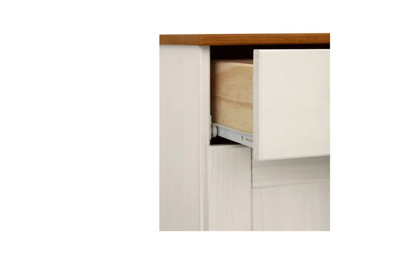 Baderomsskap Alby 60x30x80 cm, Hvit/Honning - 60x30x80 cm, Hvit/Honning - Oppbevaring - Oppbevaring til baderom - Veggskap & høyskap