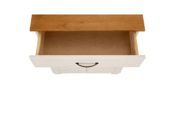 Baderomsskap Alby 60x30x80 cm, Hvit/Honning - 60x30x80 cm, Hvit/Honning - Oppbevaring - Oppbevaring til baderom - Veggskap & høyskap