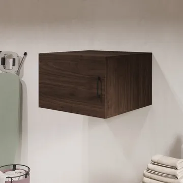 Baderomsskap Aza Vegg 1 Dør - Valnøtt Villa - Oppbevaring - Oppbevaring til baderom - Veggskap & høyskap