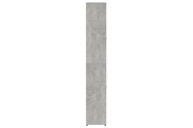 Baderomsskap betonggrå 30x30x183,5 cm sponplate - Grå - Veggskap & høyskap - Baderomsskap