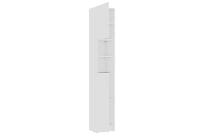 Baderomsskap hvit 32x25,5x190 cm sponplate - Veggskap & høyskap - Baderomsskap