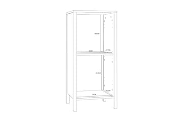 Elsassona Baderomsskap 40x35 cm - Hvit - Oppbevaring - Oppbevaring til baderom - Baderomsskap