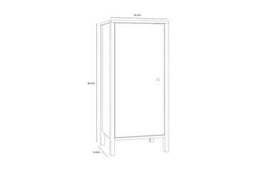 Elsassona Baderomsskap 40x35 cm - Hvit - Oppbevaring - Oppbevaring til baderom - Baderomsskap