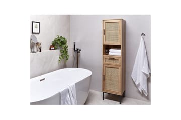 Baderomsskap Rosell 40x36x165 cm - 40x36x165 cm - Oppbevaring - Oppbevaring til baderom - Veggskap & høyskap