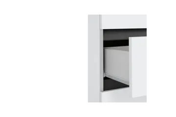 Baderomsskap Wisla 38x35x130 cm, Hvit - 38x35x130 cm, Hvit - Oppbevaring - Oppbevaring til baderom - Veggskap & høyskap