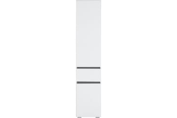 Baderomsskap Wisla 38x35x180 cm, Hvit - 38x35x180 cm, Hvit - Oppbevaring - Oppbevaring til baderom - Veggskap & høyskap