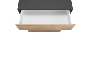 Baderomsskap Wisla 76x35x98 cm, Antrasitt/Eik - 76x35x98 cm, Antrasitt/Eik - Oppbevaring - Oppbevaring til baderom - Veggskap & høyskap
