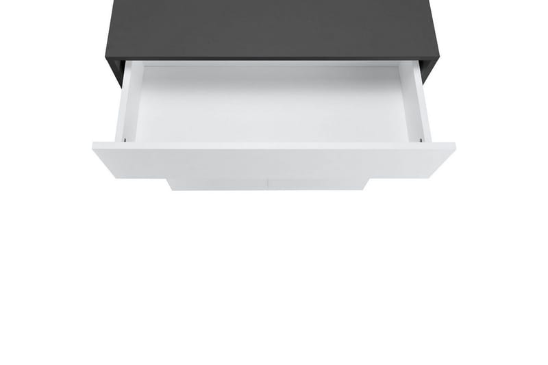 Baderomsskap Wisla 76x35x98 cm, Antrasitt/Hvit - 76x35x98 cm, Antrasitt/Hvit - Oppbevaring - Oppbevaring til baderom - Veggskap & høyskap