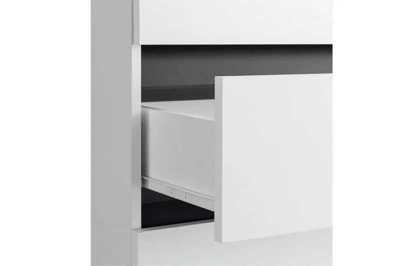 Baderomsskap Wisla 76x35x98 cm, Hvit - 76x35x98 cm, Hvit - Oppbevaring - Oppbevaring til baderom - Veggskap & høyskap