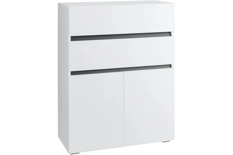 Baderomsskap Wisla 76x35x98 cm, Hvit, 76x35x98 cm, Hvit