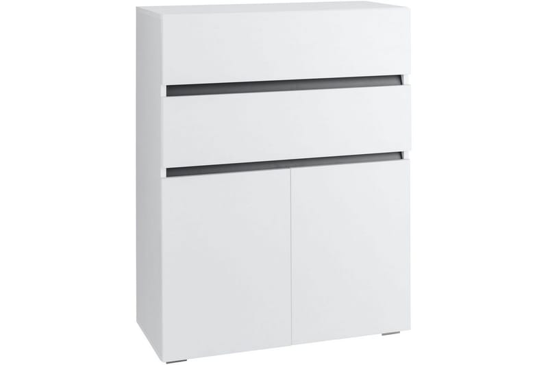 Baderomsskap Wisla 76x35x98 cm, Hvit - 76x35x98 cm, Hvit - Oppbevaring - Oppbevaring til baderom - Veggskap & høyskap