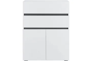 Baderomsskap Wisla 76x35x98 cm, Hvit - 76x35x98 cm, Hvit - Oppbevaring - Oppbevaring til baderom - Veggskap & høyskap