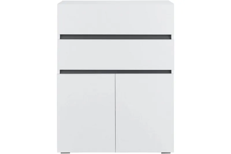 Baderomsskap Wisla 76x35x98 cm, Hvit - 76x35x98 cm, Hvit - Oppbevaring - Oppbevaring til baderom - Veggskap & høyskap