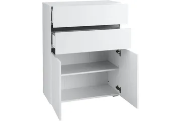 Baderomsskap Wisla 76x35x98 cm, Hvit - 76x35x98 cm, Hvit - Oppbevaring - Oppbevaring til baderom - Veggskap & høyskap
