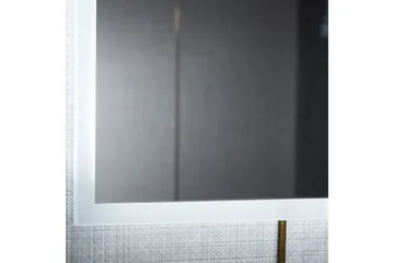 Baderomsspeil 100x80 cm med LED-belysning og anti-dugg - Interiør - Baderomsinnredning - Baderomsspeil