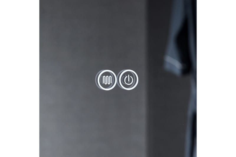 Baderomsspeil 120x100 cm med LED-belysning og anti-dugg - Interiør - Baderomsinnredning - Baderomsspeil