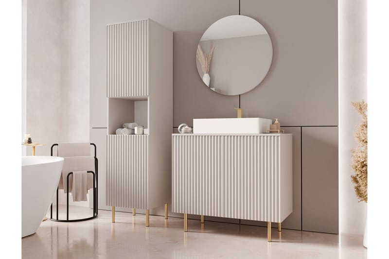 Casa Komplett Møbelpakke - Beige - Oppbevaring - Oppbevaring til baderom - Komplette møbelpakker