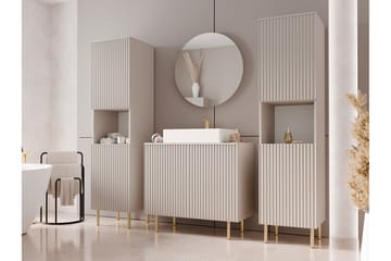 Casa Komplett Møbelpakke - Beige - Oppbevaring - Oppbevaring til baderom - Komplette møbelpakker