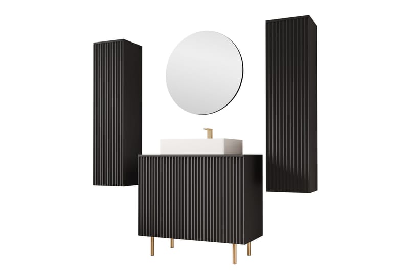 Casa Komplett Møbelpakke, Svart