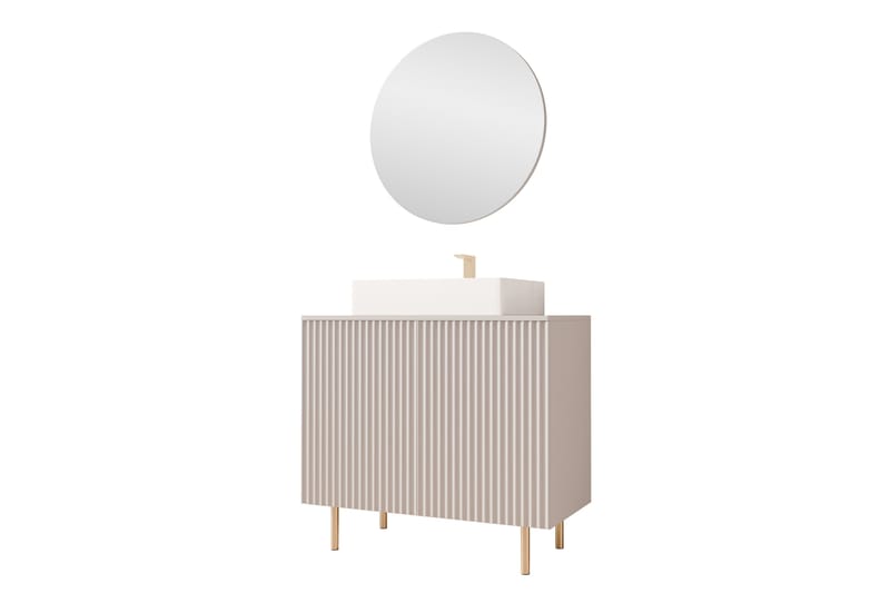 Casa Servantskap - Beige - Oppbevaring - Oppbevaring til baderom - Servantskap & kommode