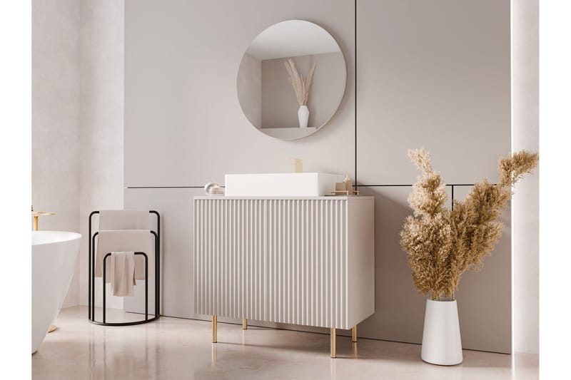 Casa Servantskap - Beige - Oppbevaring - Oppbevaring til baderom - Servantskap & kommode