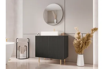 Casa Servantskap - Svart - Oppbevaring - Oppbevaring til baderom - Servantskap & kommode