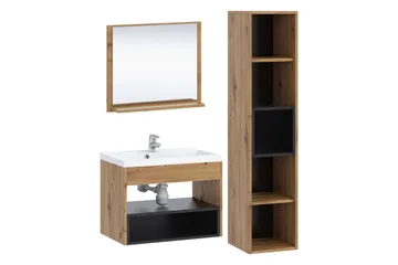 Ekomi Møbelsett til Bad 133 cm - Oppbevaring - Oppbevaring til baderom - Komplette møbelpakker