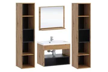 Ekomi Møbelsett til Bad 133 cm - Oppbevaring - Oppbevaring til baderom - Komplette møbelpakker