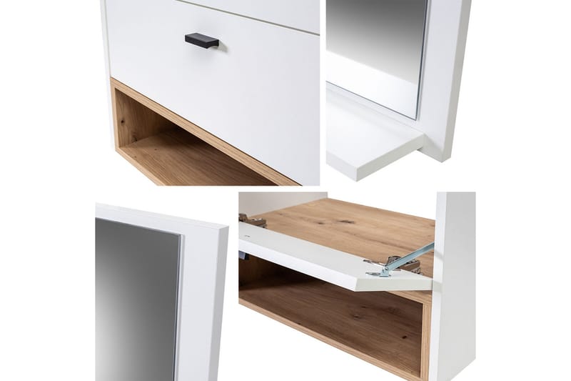 Ekomi Møbelsett til Bad 133 cm - Oppbevaring - Oppbevaring til baderom - Komplette møbelpakker