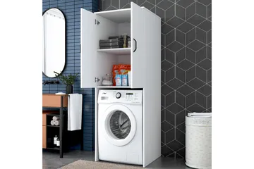 Elli Høyskap Baderom - Hvit - Oppbevaring - Oppbevaring til baderom - Veggskap & høyskap