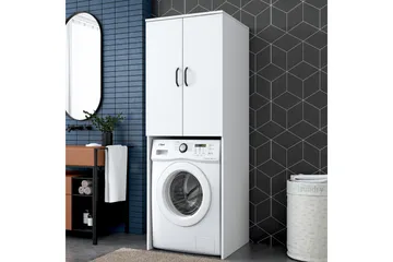 Elli Høyskap Baderom - Hvit - Oppbevaring - Oppbevaring til baderom - Veggskap & høyskap