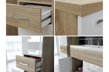 Ericka Møbelsett til Bad 133 cm - Oppbevaring - Oppbevaring til baderom - Komplette møbelpakker