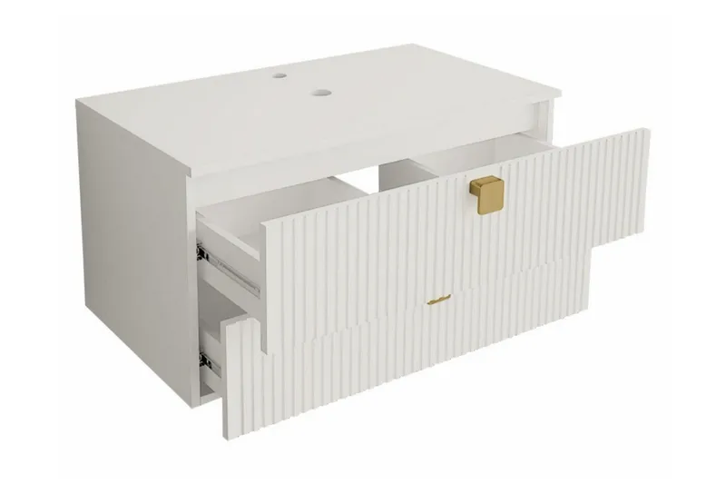 Glenndale Baderomsoppbevaring - Hvid - Oppbevaring - Oppbevaring til baderom