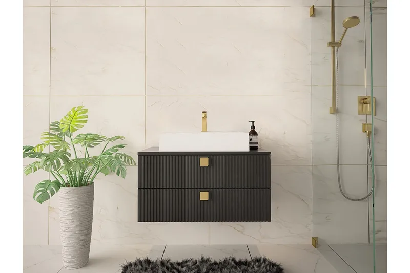 Glenndale Baderomsoppbevaring - Svart - Oppbevaring - Oppbevaring til baderom