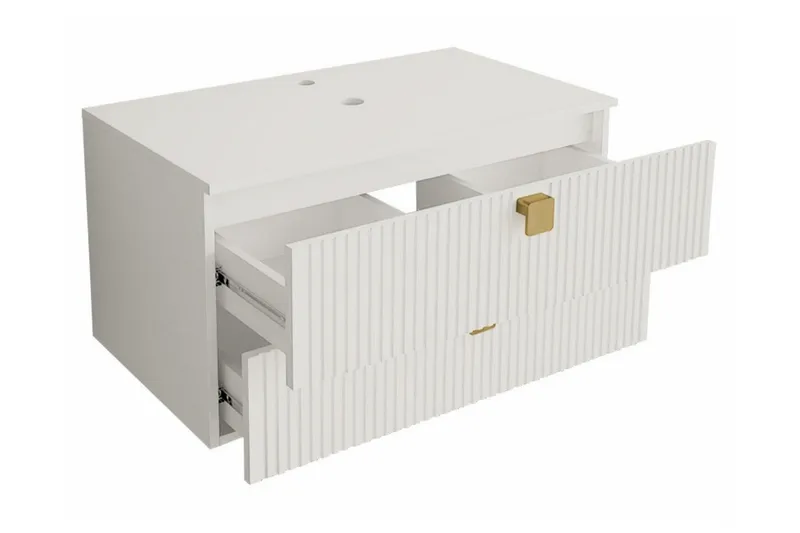 Glenndale Badrumsförvaring Concept 55 White - Oppbevaring - Oppbevaring til baderom