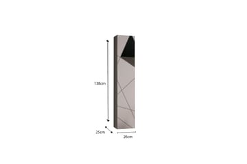 Høyskap Baderom Vittoria 25x138 cm - Hvit - Oppbevaring - Oppbevaring til baderom - Veggskap & høyskap