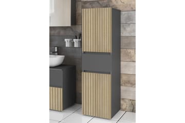 Høyskap til bad Loft24 Baderomsskap Loft24 Wisla 130x35x38 cm Natur - Oppbevaring - Oppbevaring til baderom - Veggskap & høyskap