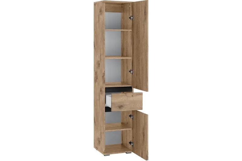 Høyskap til bad Loft24 Baderomsskap Loft24 Wisla 180x35x38 cm Natur - Oppbevaring - Oppbevaring til baderom - Veggskap & høyskap