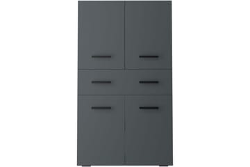 Høyskap til bad Loft24 Malika høyskap til bad 130x76x35 cm Grå - Oppbevaring - Oppbevaring til baderom - Veggskap & høyskap