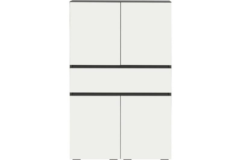 Høyskap til bad Loft24 Wisla Høyskap til bad 130x76x35 cm Grå - Oppbevaring - Oppbevaring til baderom - Veggskap & høyskap