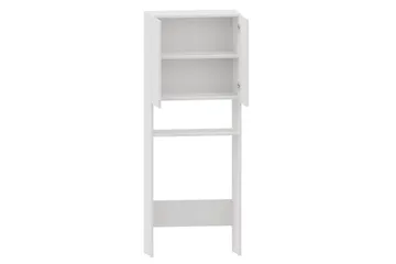 Høyskap til bad Loft24 Wisla høyskap til bad 180x68x37 cm Vit - Oppbevaring - Oppbevaring til baderom - Veggskap & høyskap