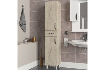 Høyskap til bad Namo Høyskap Bad Beige - Oppbevaring - Oppbevaring til baderom - Veggskap & høyskap